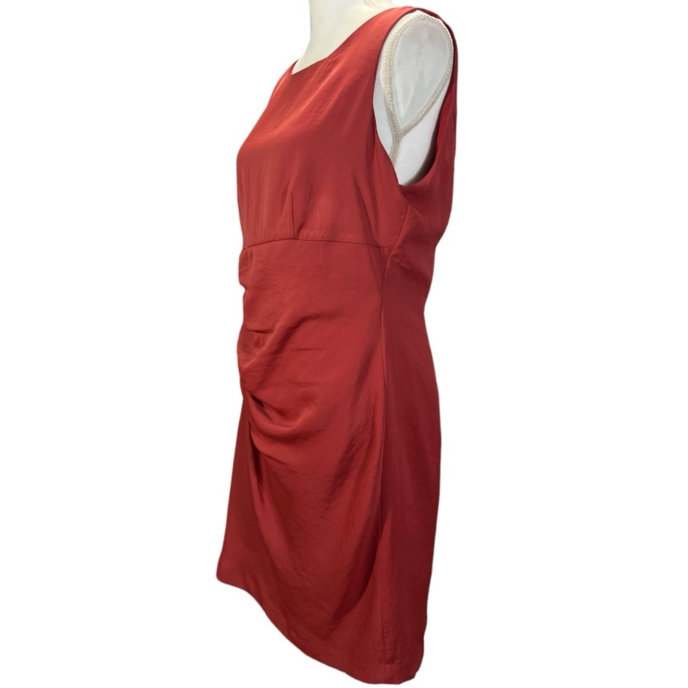Anne Klein EC rust sleeveless scoop neck dress. Size 12 - Picture 4 of 6